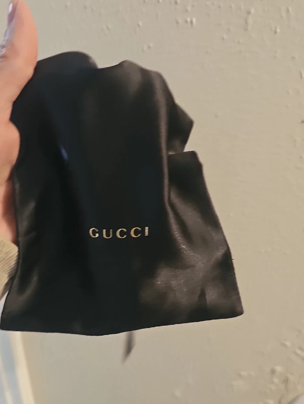 Gucci Black Square Sunglasses with Brown Gradient Lenses